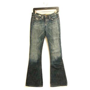 RARE JOE'S JEANS VINTAGE SERIES Blue Wide Leg Cut Size 25 #186